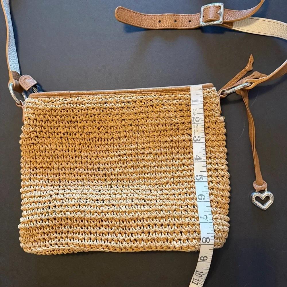 Brighton Fashionista Jet travel bag, crochet jute Crossbody bag